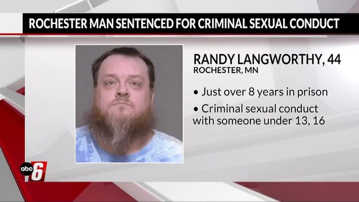 Rochester man sentenced for criminal sexual conduct | Haystack News