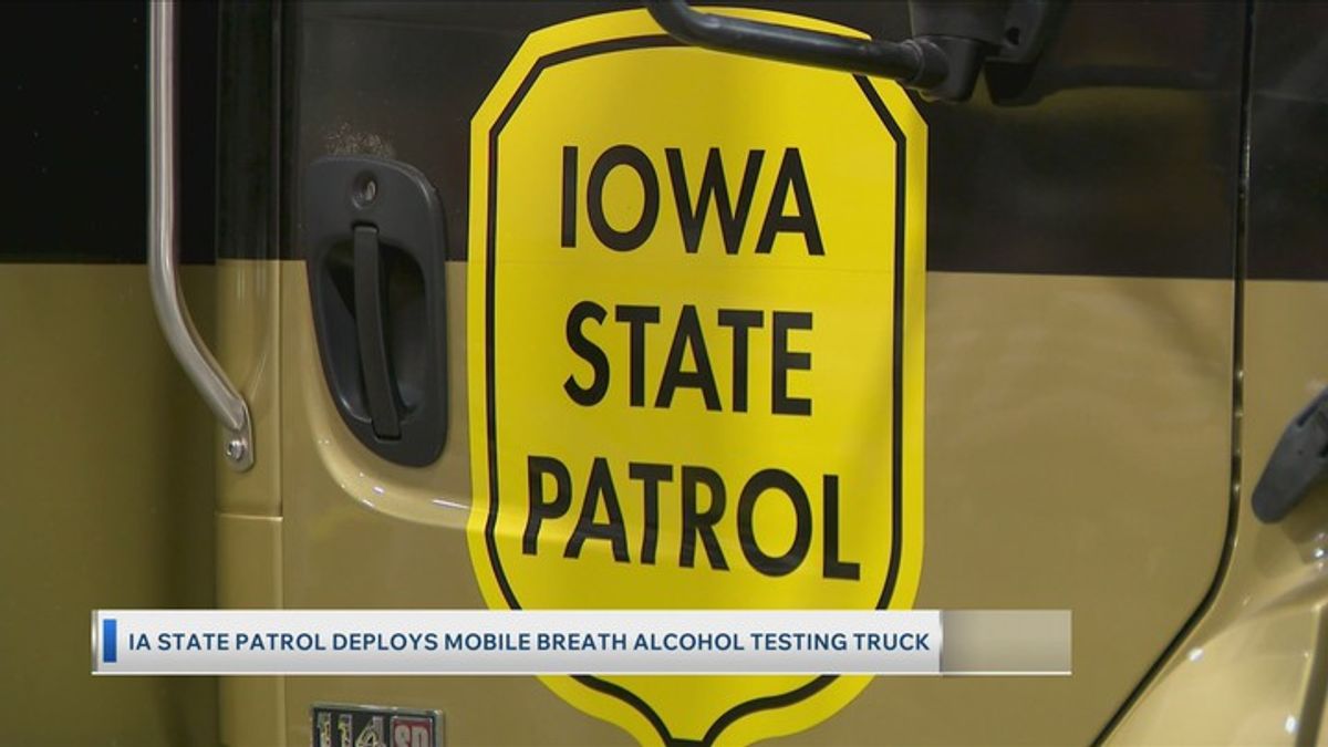 Iowa alcohol testing truck | Haystack News