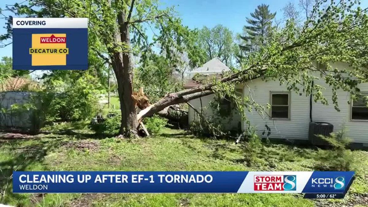 Community begins to clean up in Decatur County after EF1 tornado ...