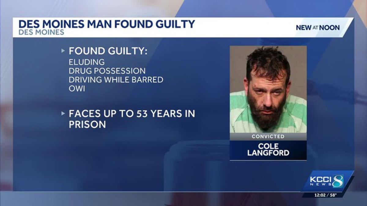 Des Moines man found guilty of drug, driving charges after 2025 high ...