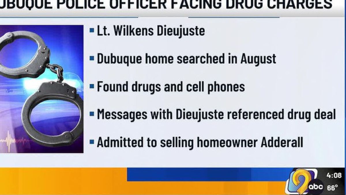 Dubuque Police Lieutenant charged with distributing amphetamine ...