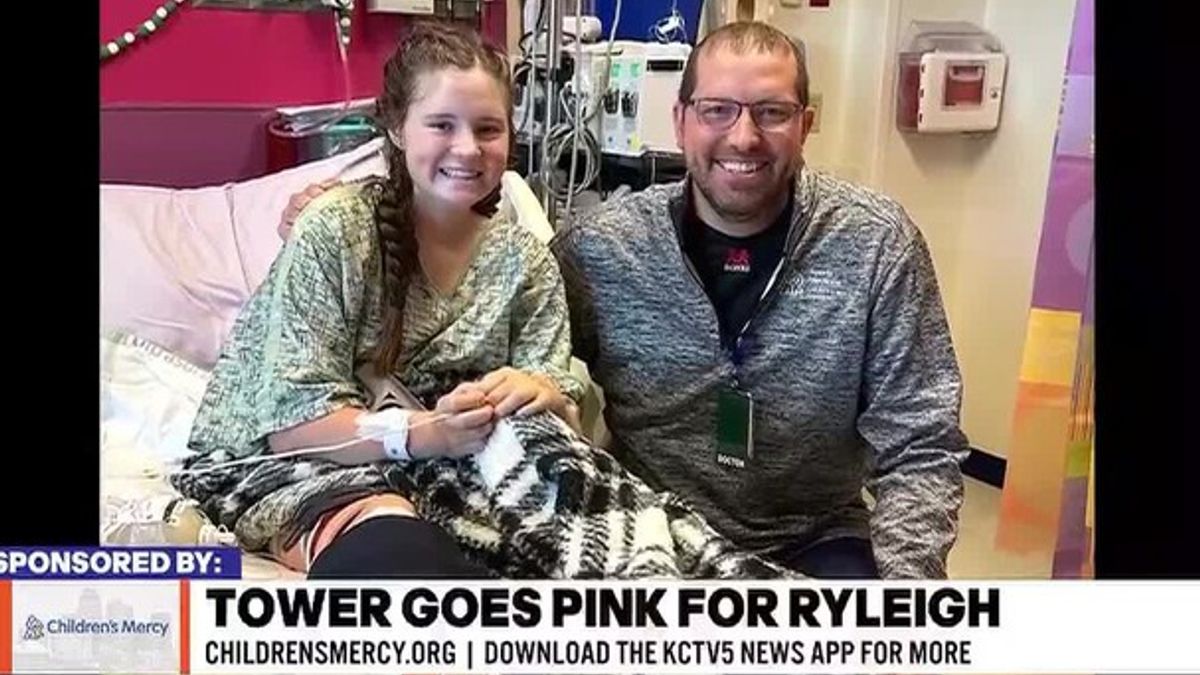 KCTV5 Tower shines pink for Ryleigh | Haystack News