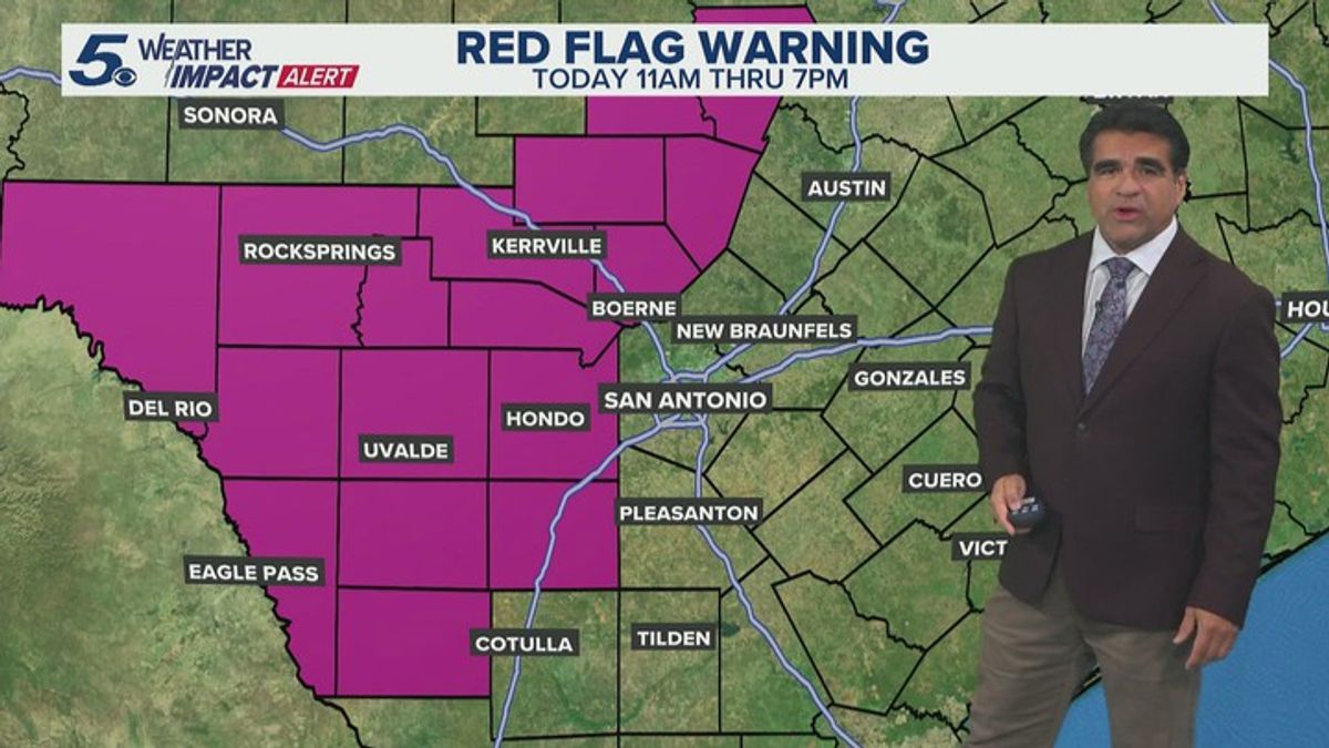 Record breaking heat in South Texas, Red Flag Warning in effect | KENS ...