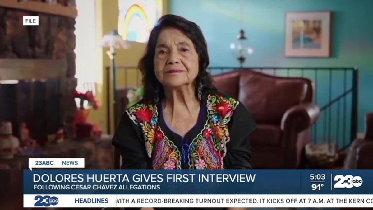 Dolores Huerta speaks out for the first time on alleged sexual abuse by ...
