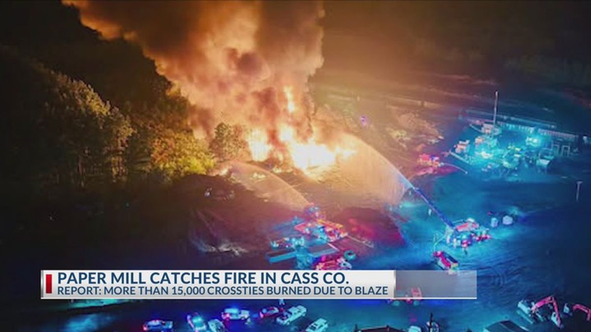 Over 10 fire crews put out paper mill fire in Cass County | Haystack News