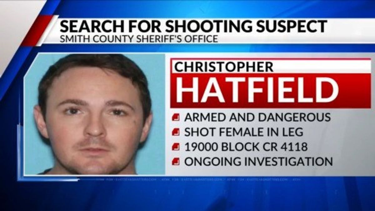 Manhunt underway for man accused of shooting woman in Smith County ...