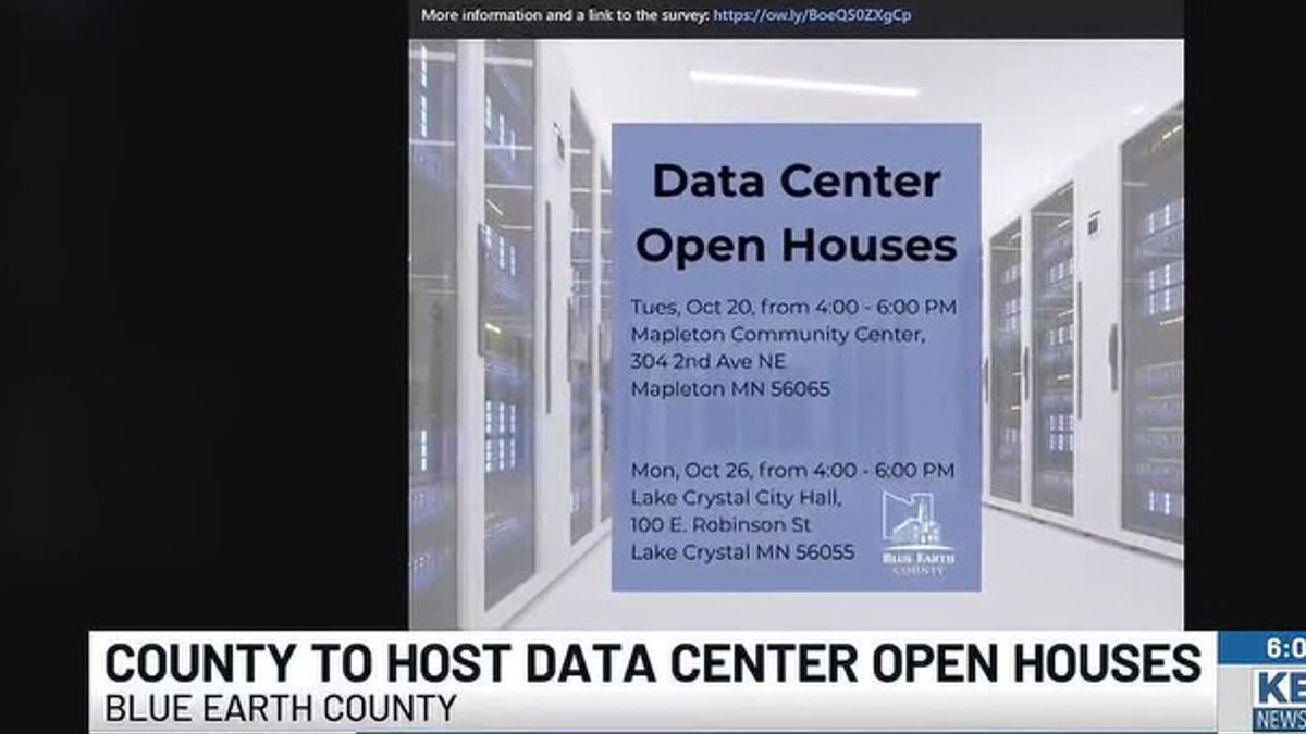 County to host data center open houses | Haystack News