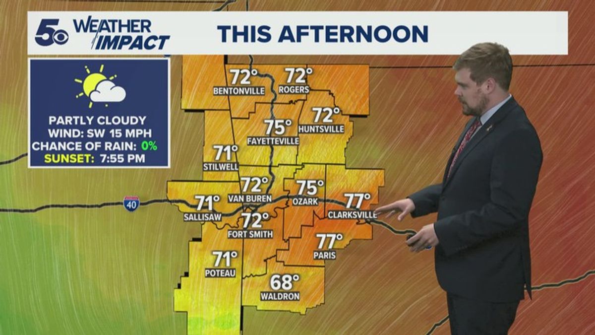 Latest Weather | Mostly sunny skies, mild temperatures for Tuesday ...