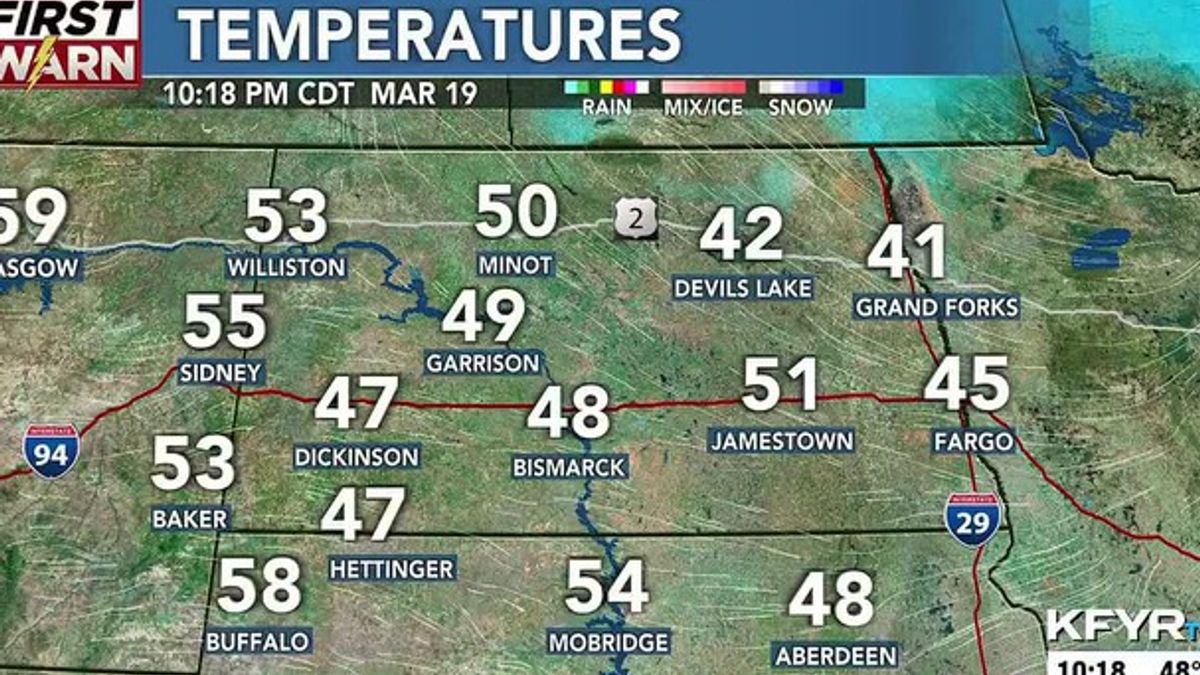 KFYR First News at Ten Weather 3/19/2026 | Haystack News
