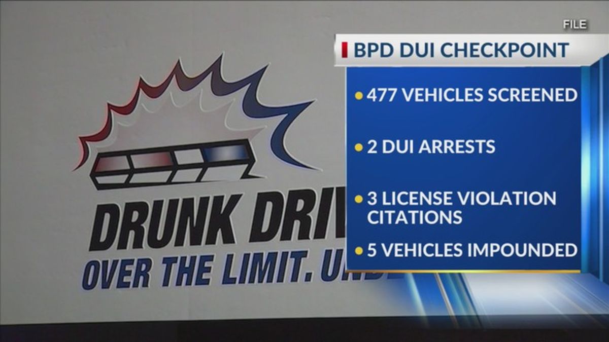 5 drivers arrested during Bakersfield DUI checkpoint, patrols ...