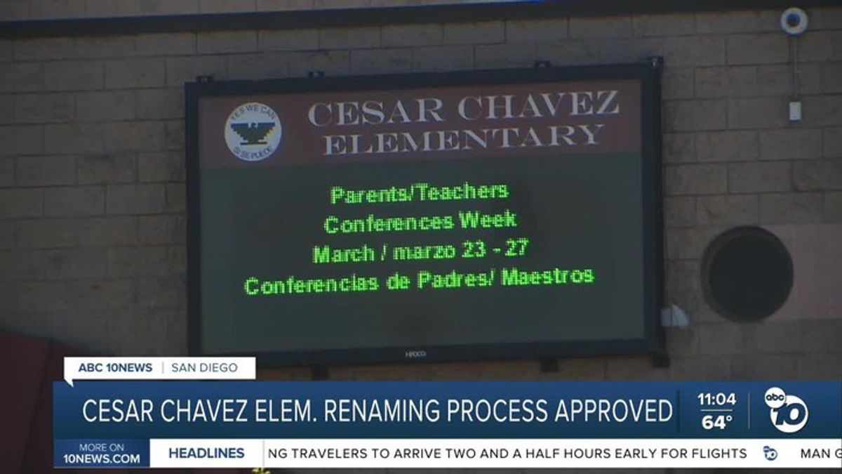 San Diego Unified initiates renaming process for Cesar Chavez ...