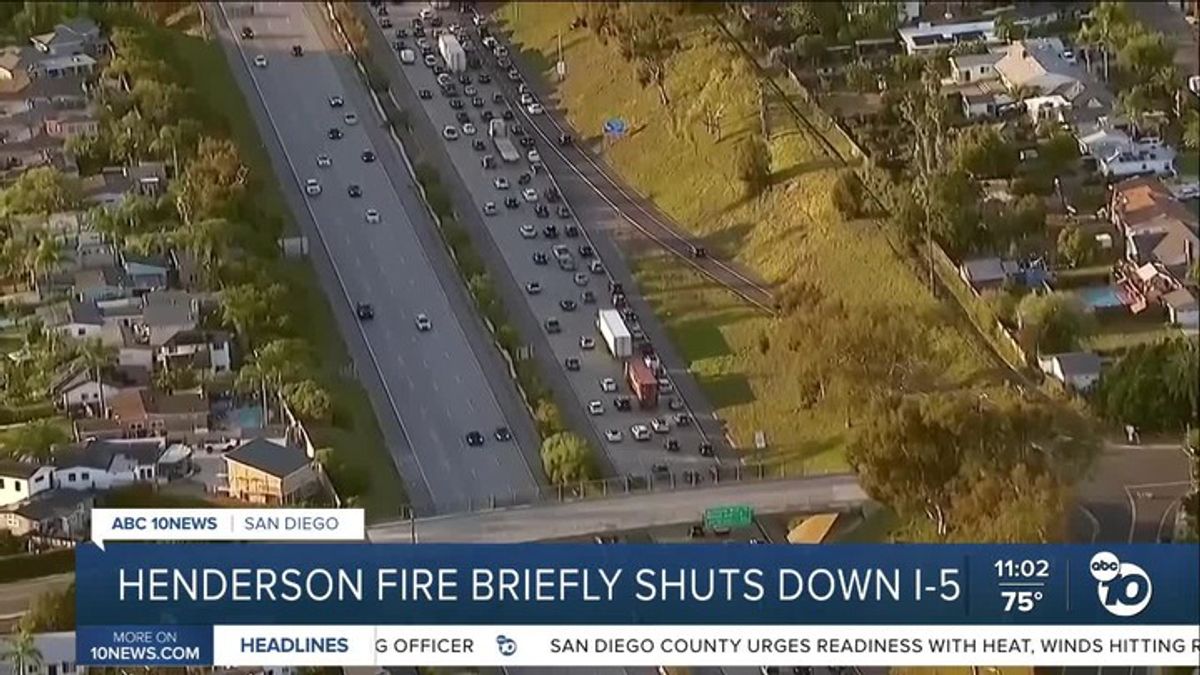 Henderson Fire burns 1,000+ acres, forces temporary I-5 closure in ...