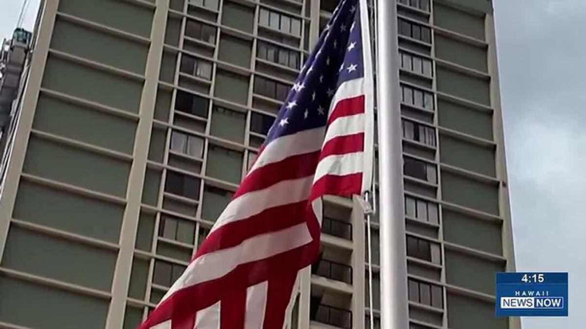 The colors of the American Flag can once again fly proudly over an Oahu ...