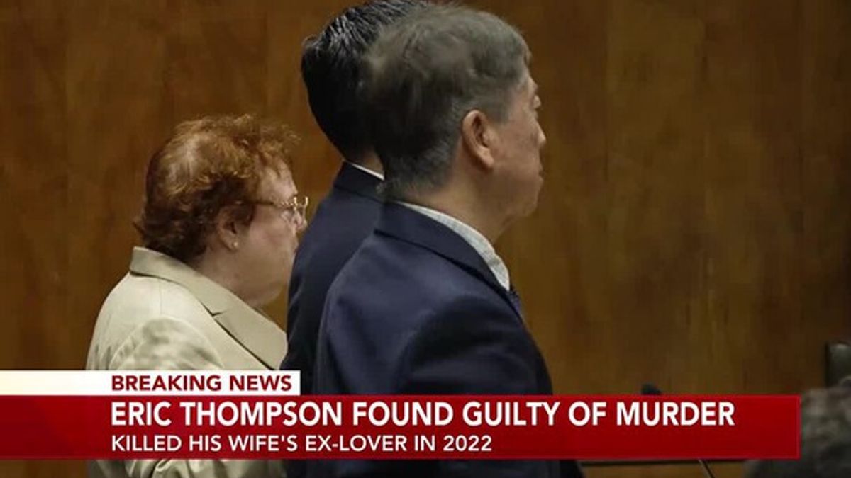 Jury finds Eric Thompson guilty in second love triangle murder trial ...