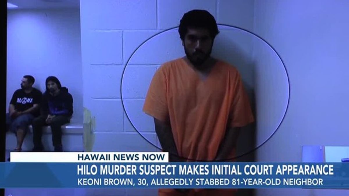 Man accused of stabbing elderly neighbor to death appears in court ...