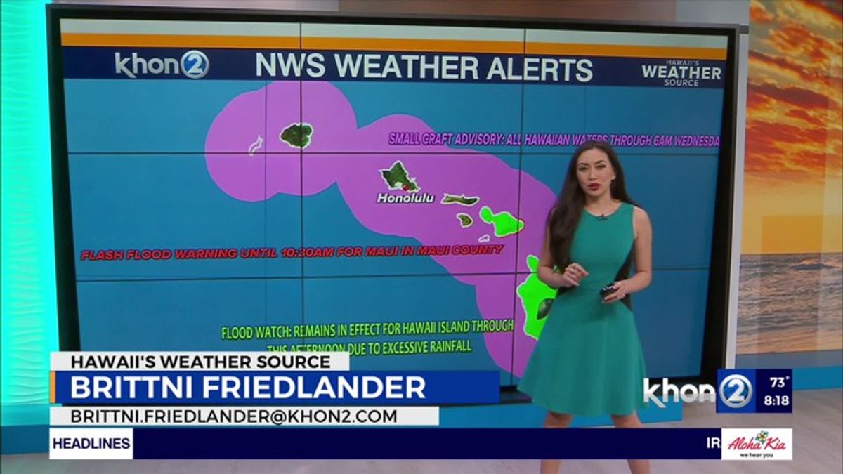 Flash Flood Warning has been lifted as of 9:30am, Flood Watch remains ...