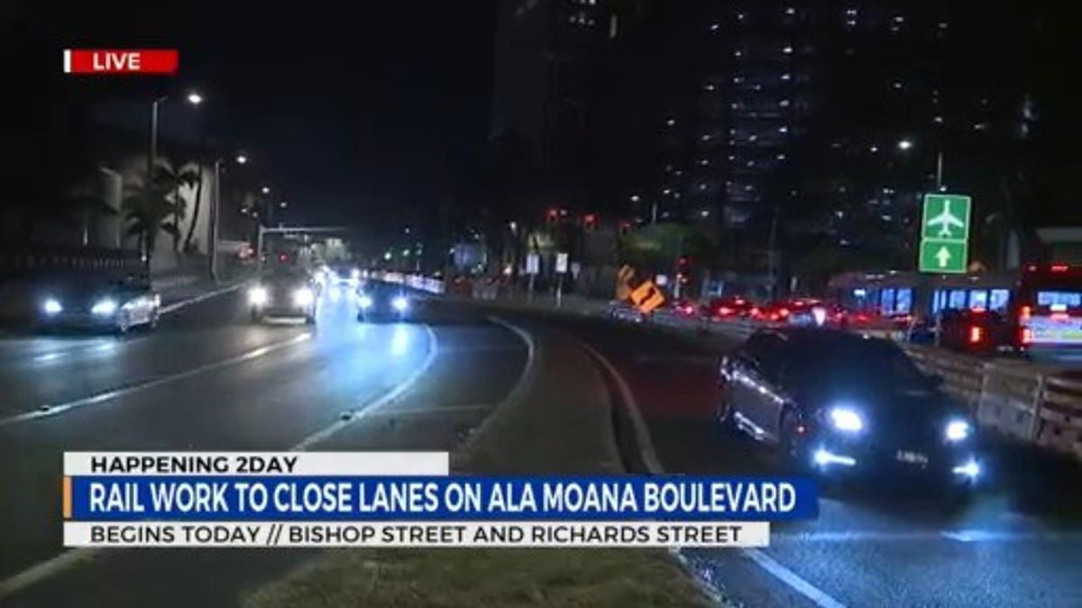 Skyline construction to close Ala Moana Boulevard lanes | Haystack News