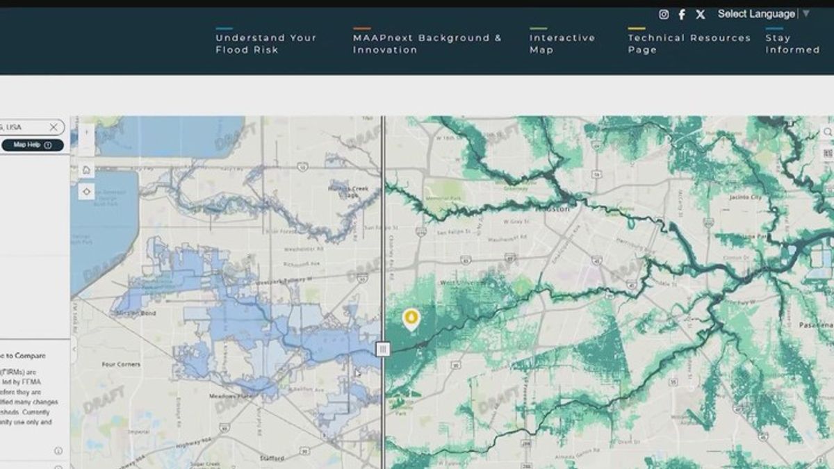 New FEMA flood maps could impact some Harris County homeowners ...