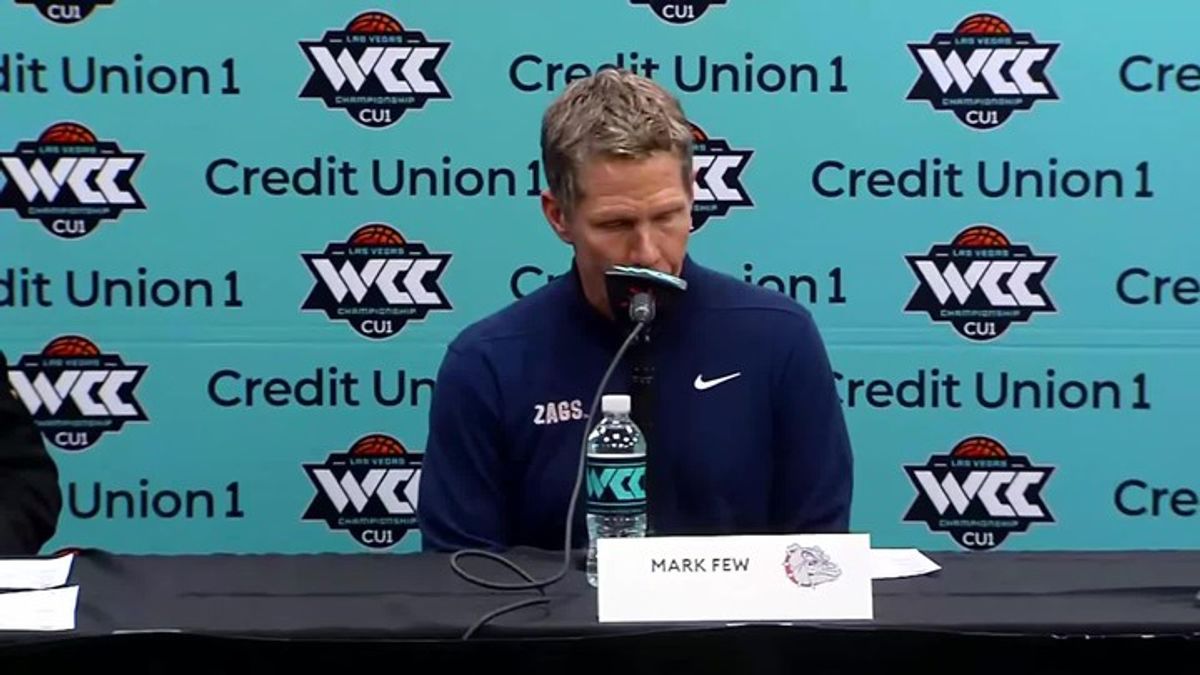 Gonzaga Postgame: Mark Few, Graham Ike, Tyon Grant-Foster react to WCC ...