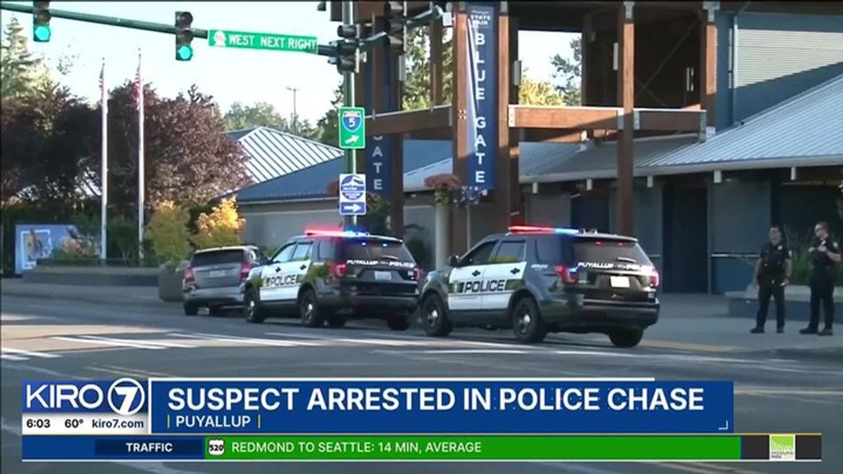 Man arrested after police chase in Puyallup | Haystack News