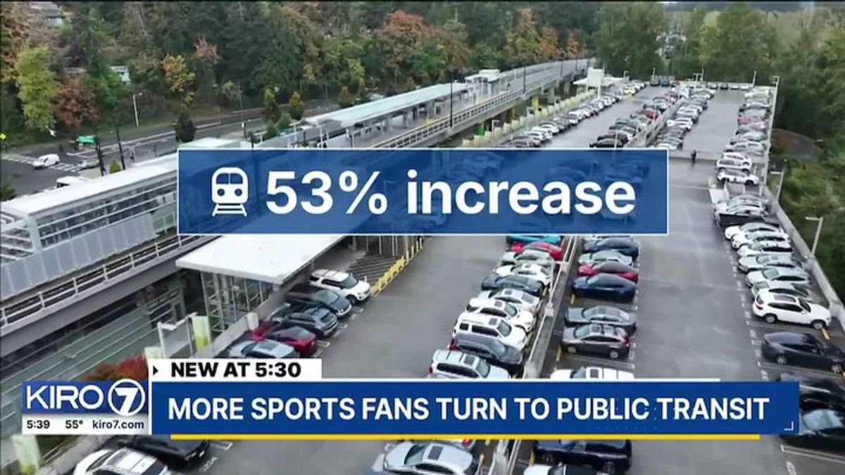 More Seattle sports fans using public transit for home games | Haystack ...