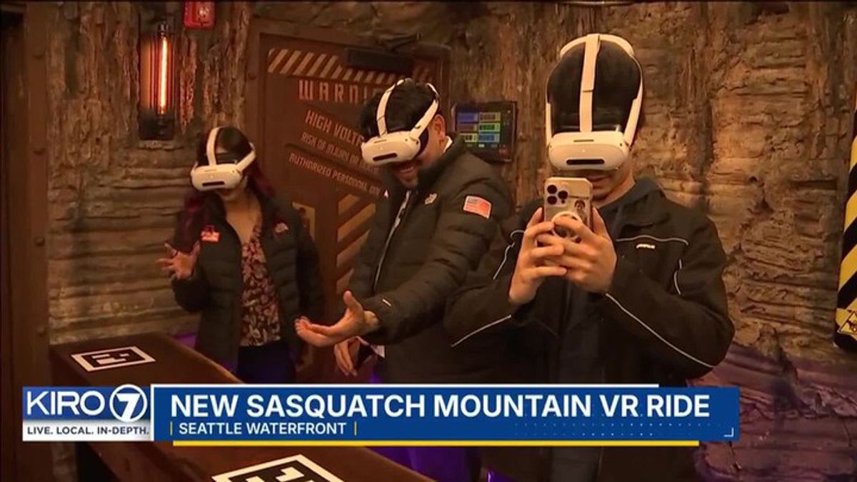 New Sasquatch Mountain VR ride opens on Seattle waterfront | Haystack News