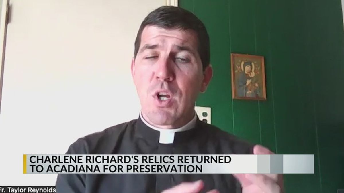 Relics of Charlene Richard returned to Lafayette after trip to Vatican ...