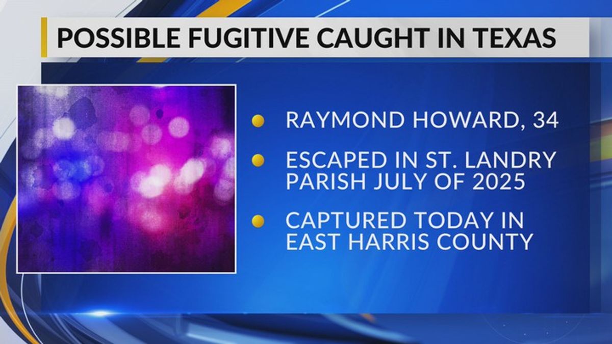 Escaped inmate Raymond Howard captured in Harris County | Haystack News
