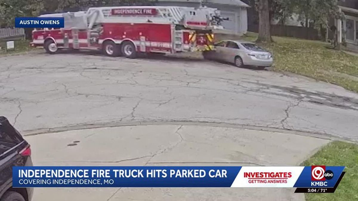 Independence fire truck hits parked car and leaves scene, owner seeks ...