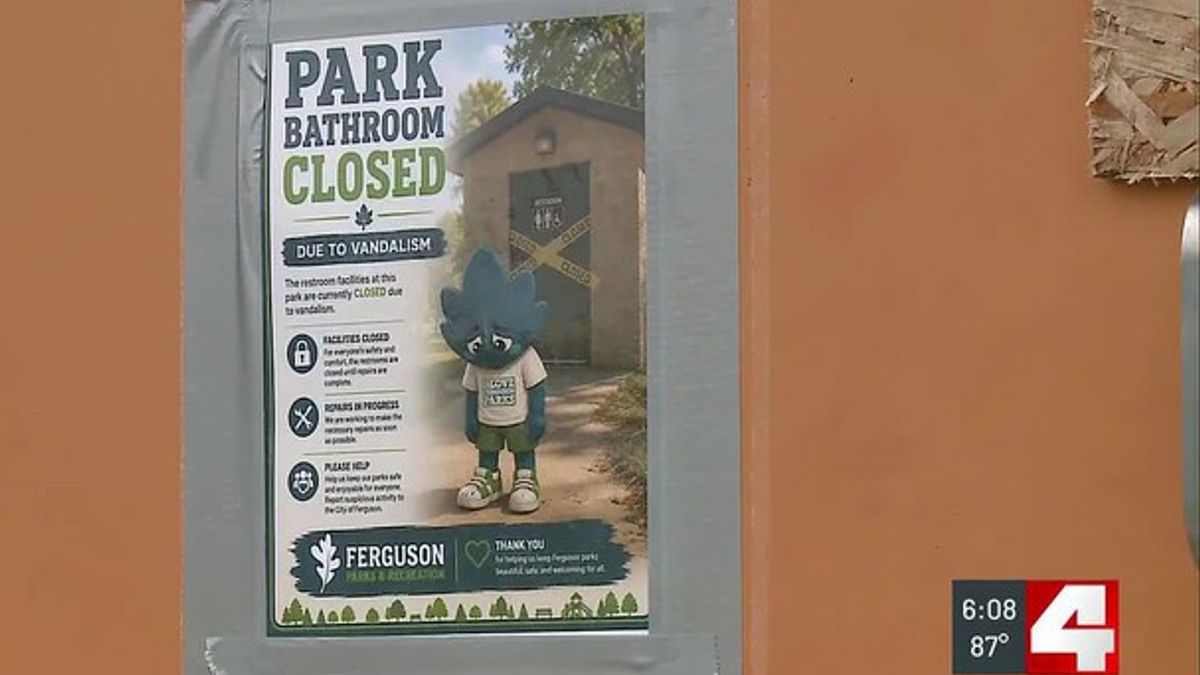 Copper plumbing pipes stolen from restroom building at Ferguson park ...