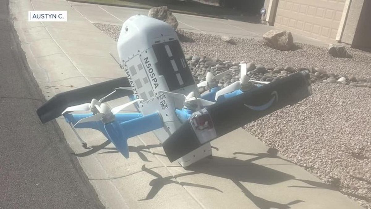 Amazon drone makes unanticipated landing in Valley neighborhood ...