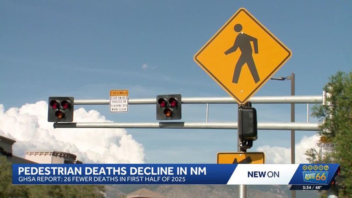 New Mexico pedestrian deaths drop sharply in 2025 report | Haystack News