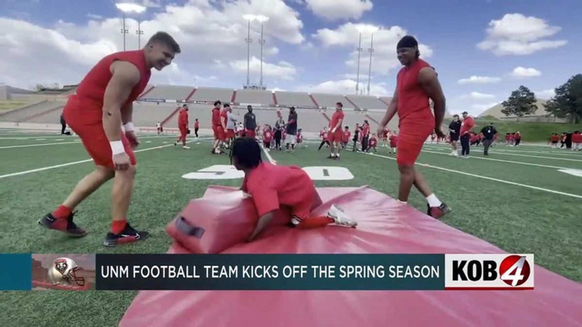UNM football kicks off spring season with kids | Haystack News