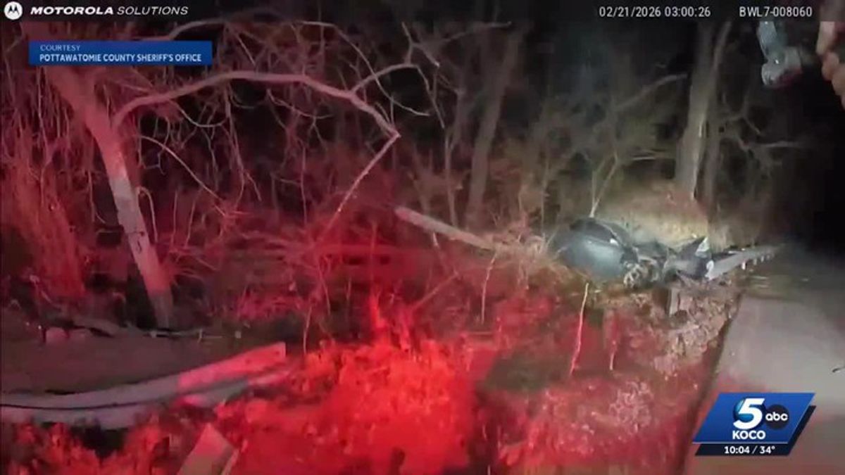 Body camera video shows pursuit turned crash; driver admits to drinking ...