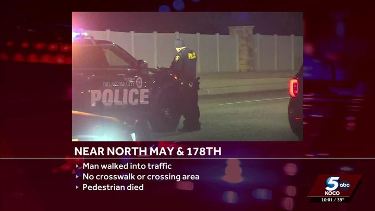 Man dies after being struck by vehicle in northwest Oklahoma City ...