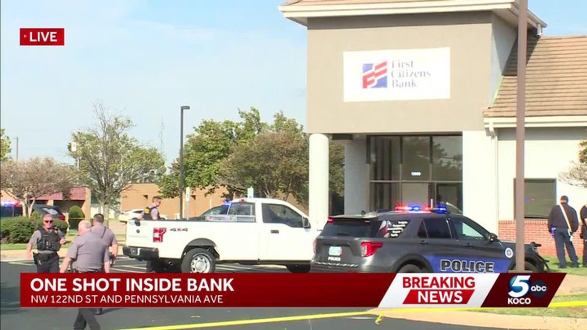 Person shot inside northwest Oklahoma City bank, police say; officer ...