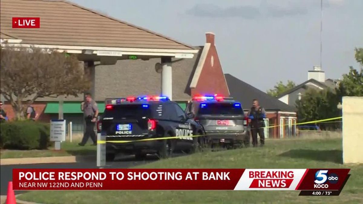 Police search for shooter after person shot inside First Citizens Bank ...