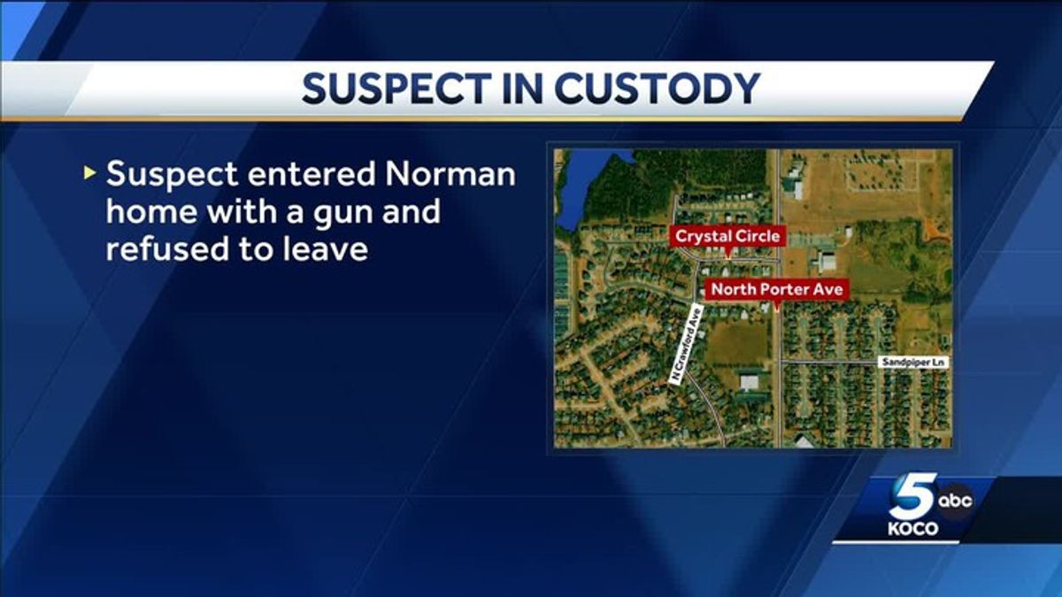 Police take man into custody after hours-long standoff in Norman ...