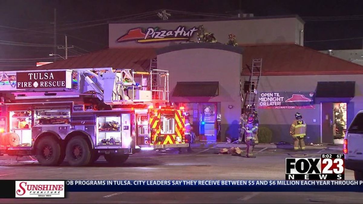 TFD investigating cause of fire at pizza place in east Tulsa | Haystack ...