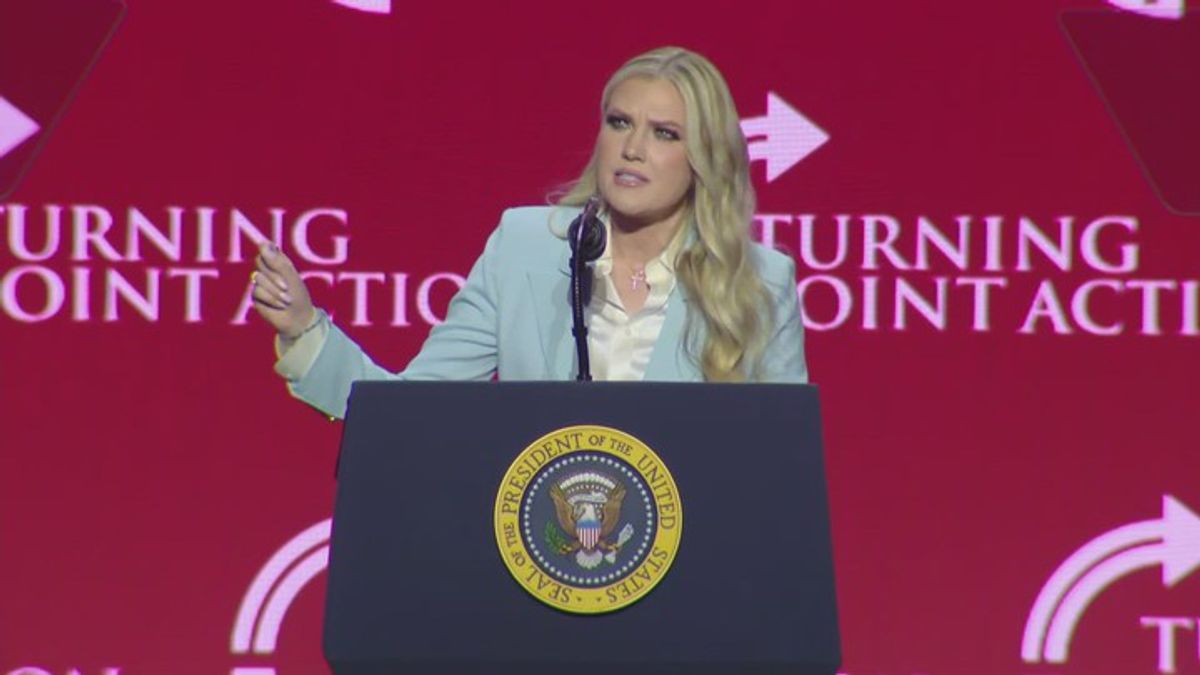 Erika Kirk speaks at TPUSA's Phoenix 