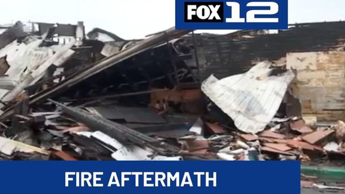 Newport community reacts to massive fire at Pacific Seafood freezer ...