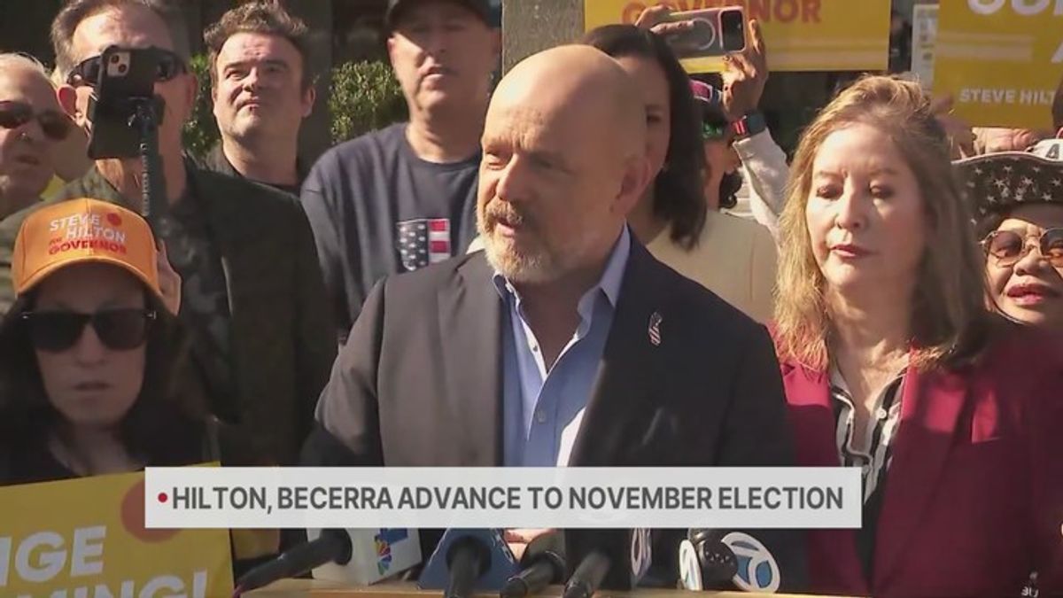 Hilton, Becerra advance to California gubernatorial election in ...