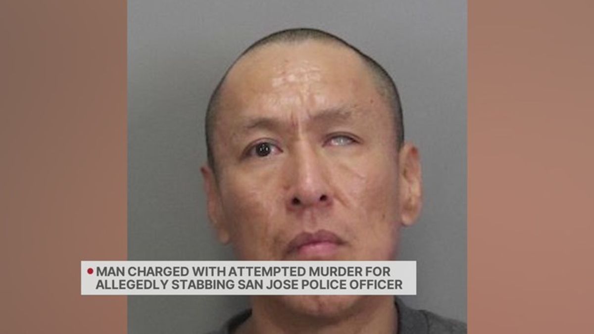 Man charged with attempted murder after San Jose officer stabbed ...