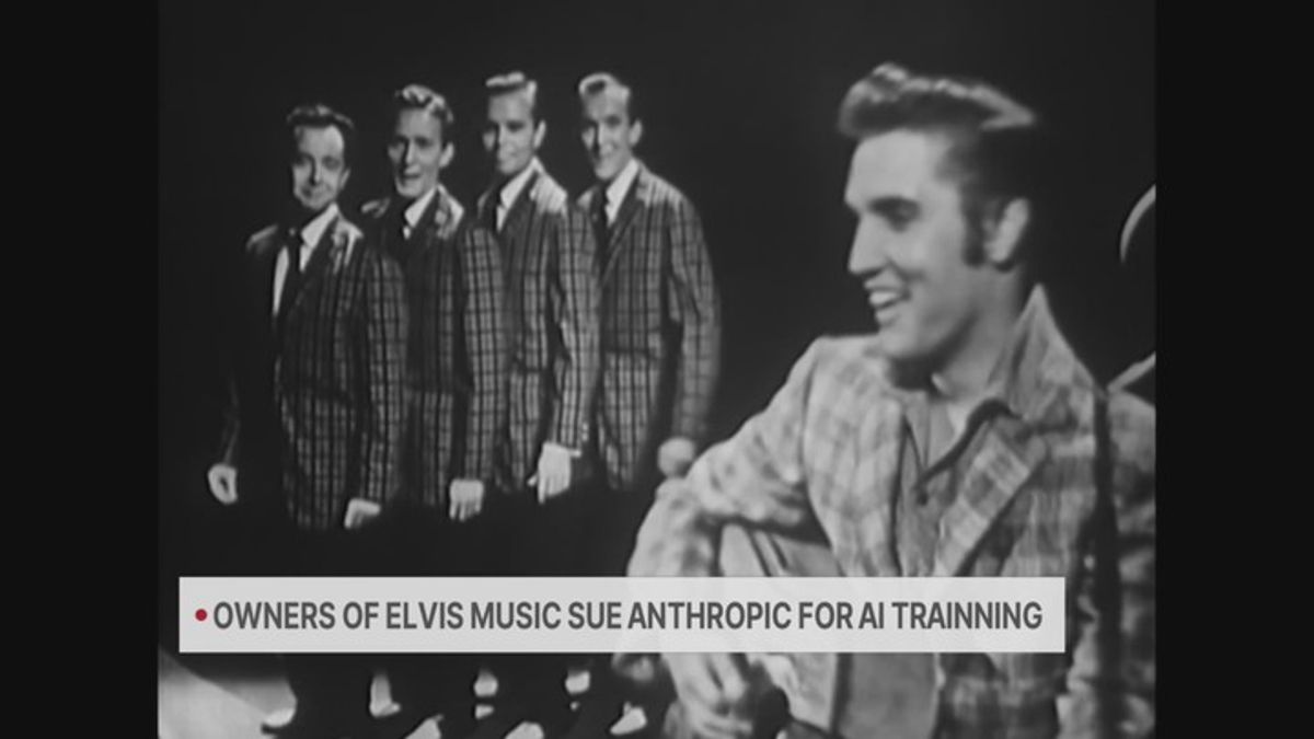 Owners of Elvis music sue Anthropic for AI training | Haystack News