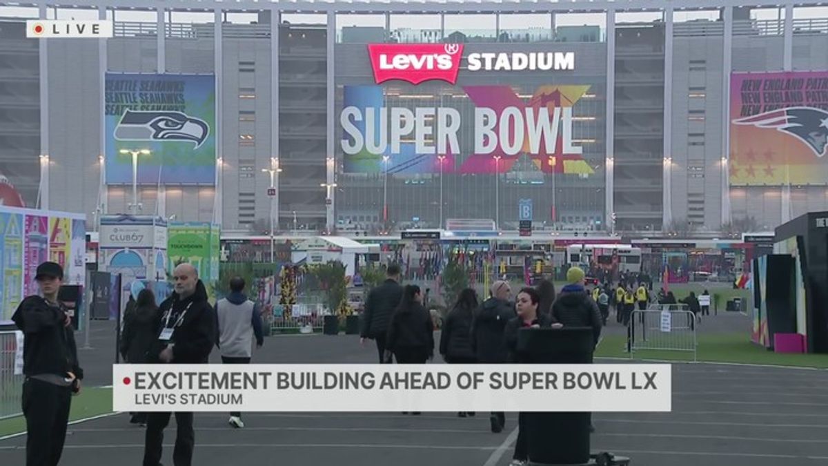 Excitement building at Levi's Stadium ahead of Super Bowl LX | Haystack ...
