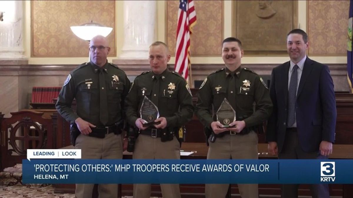 Montana Highway Patrol troopers earn Award of Valor | Haystack News