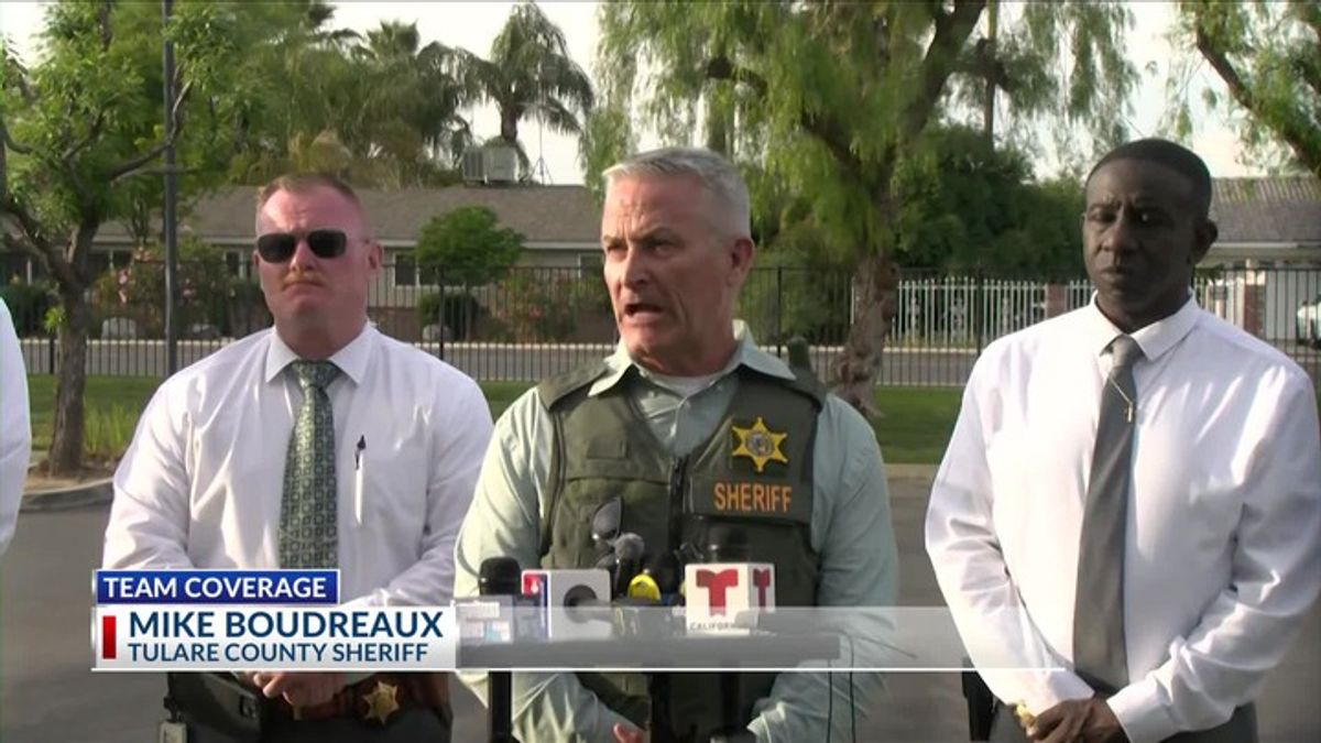 'Don't shoot at cops': Tulare County Sheriff on suspect's killing by ...