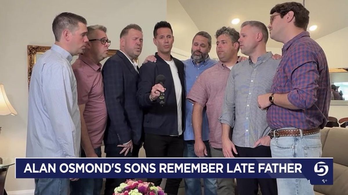 The 8 sons of Alan Osmond remember their father | Haystack News