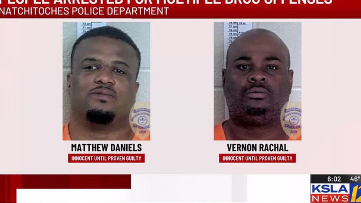Two men arrested after Natchitoches drug investigation on Sabine Street ...
