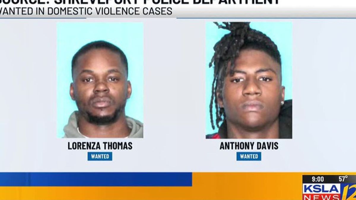 Two men wanted by Shreveport police for separate domestic violence ...